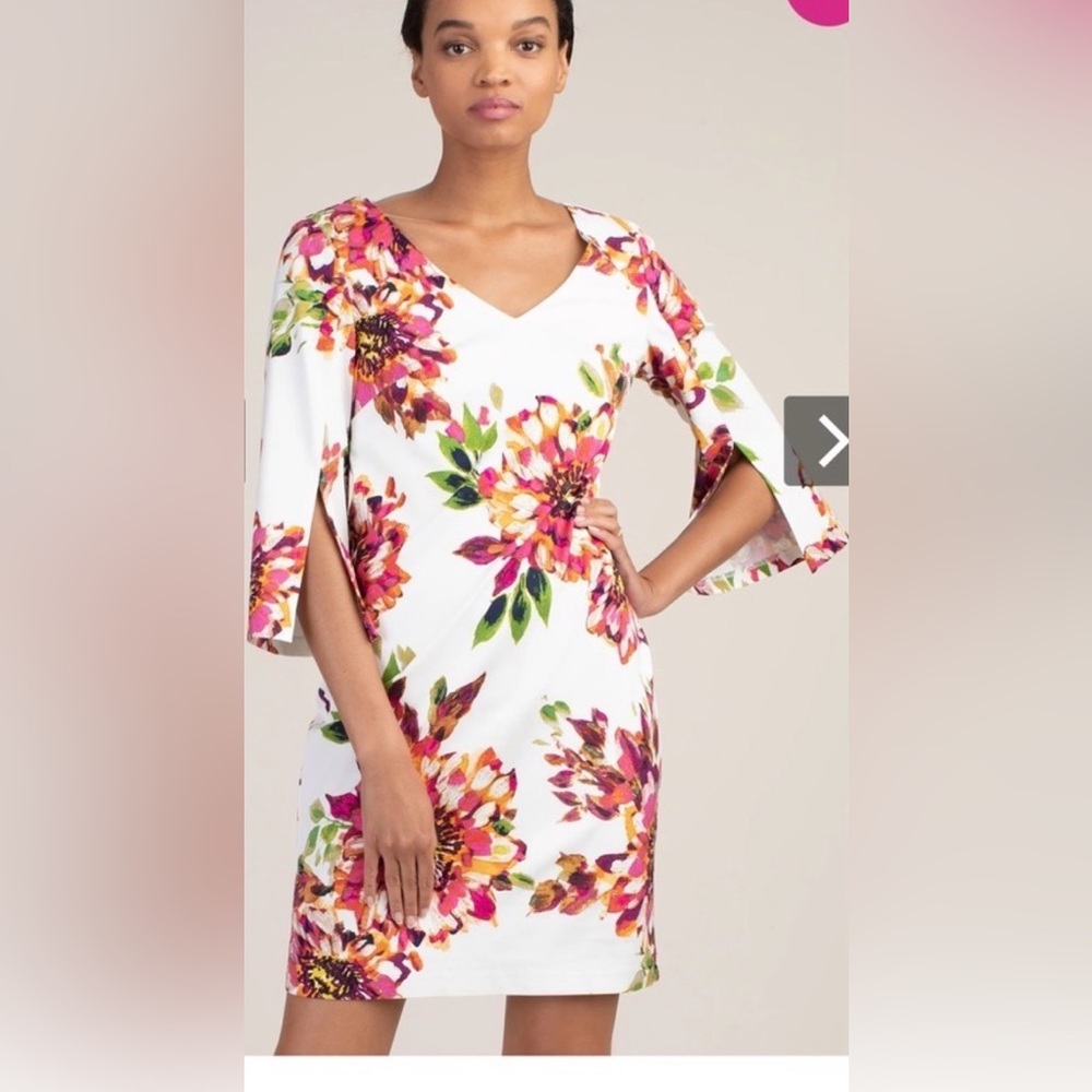 Trina Turk Sandcastle dress Floral Print luxurious dress ❤️‍🔥NEW orig.$348